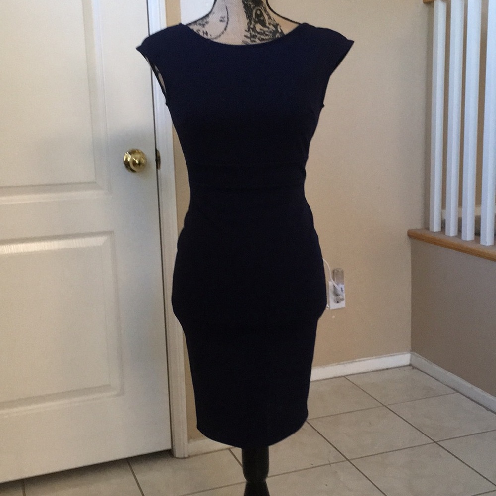 Navy blue Windsor dress